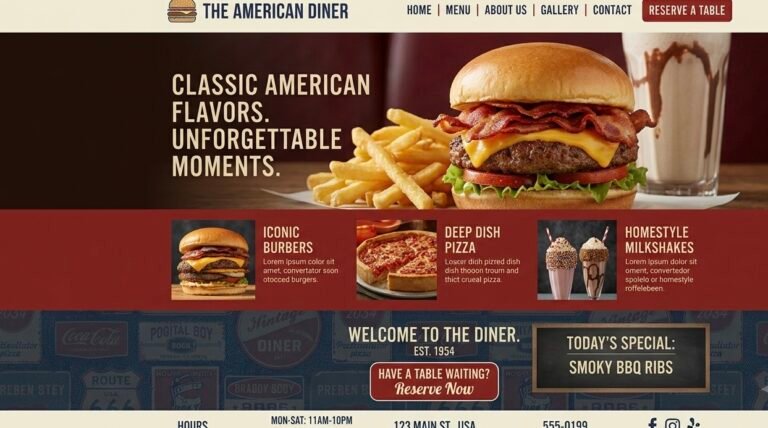 Website design example built by AmeriDesigned